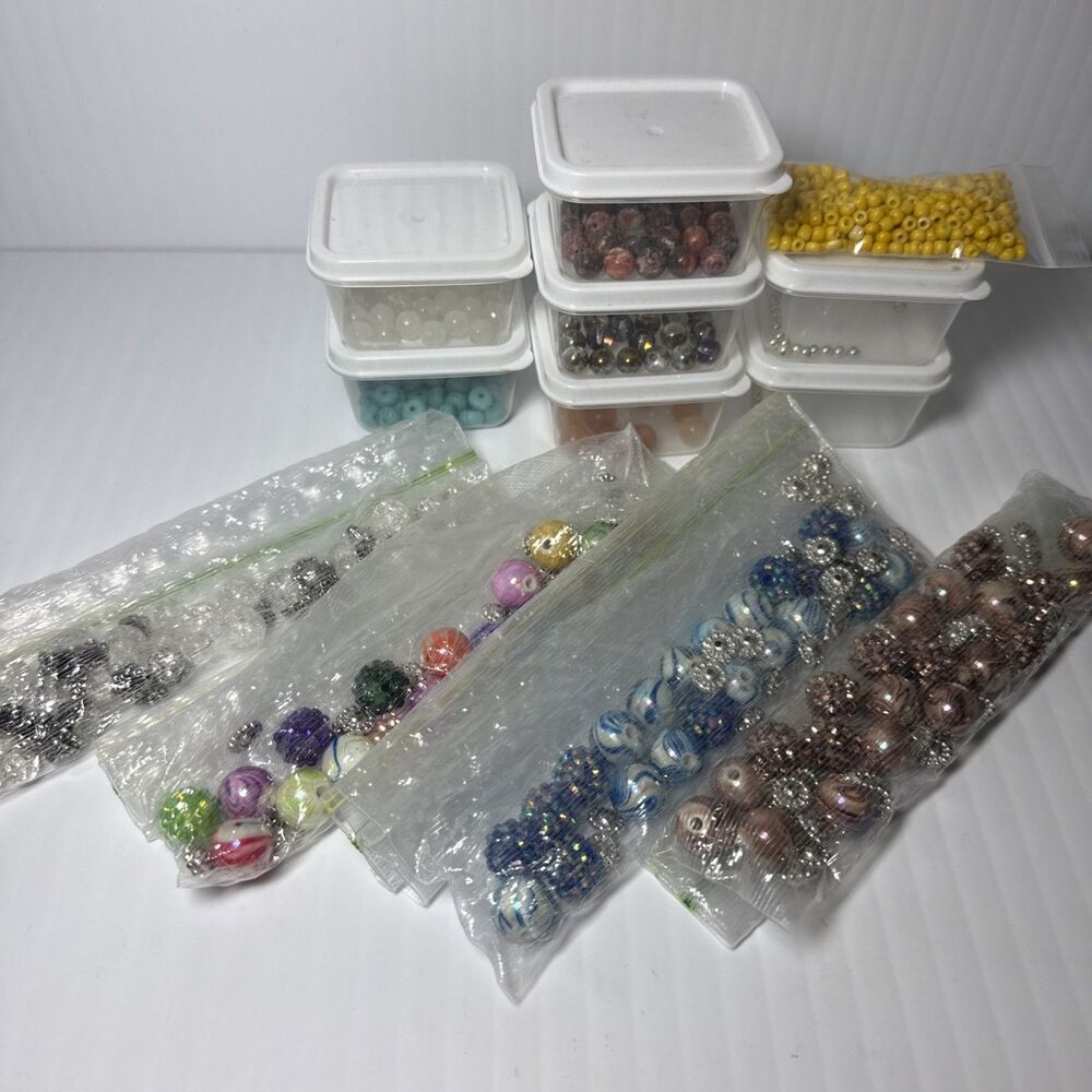 Beads Galore Container Bag Lot